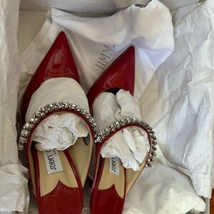 Brand new red jimmy choo size 37 1/2